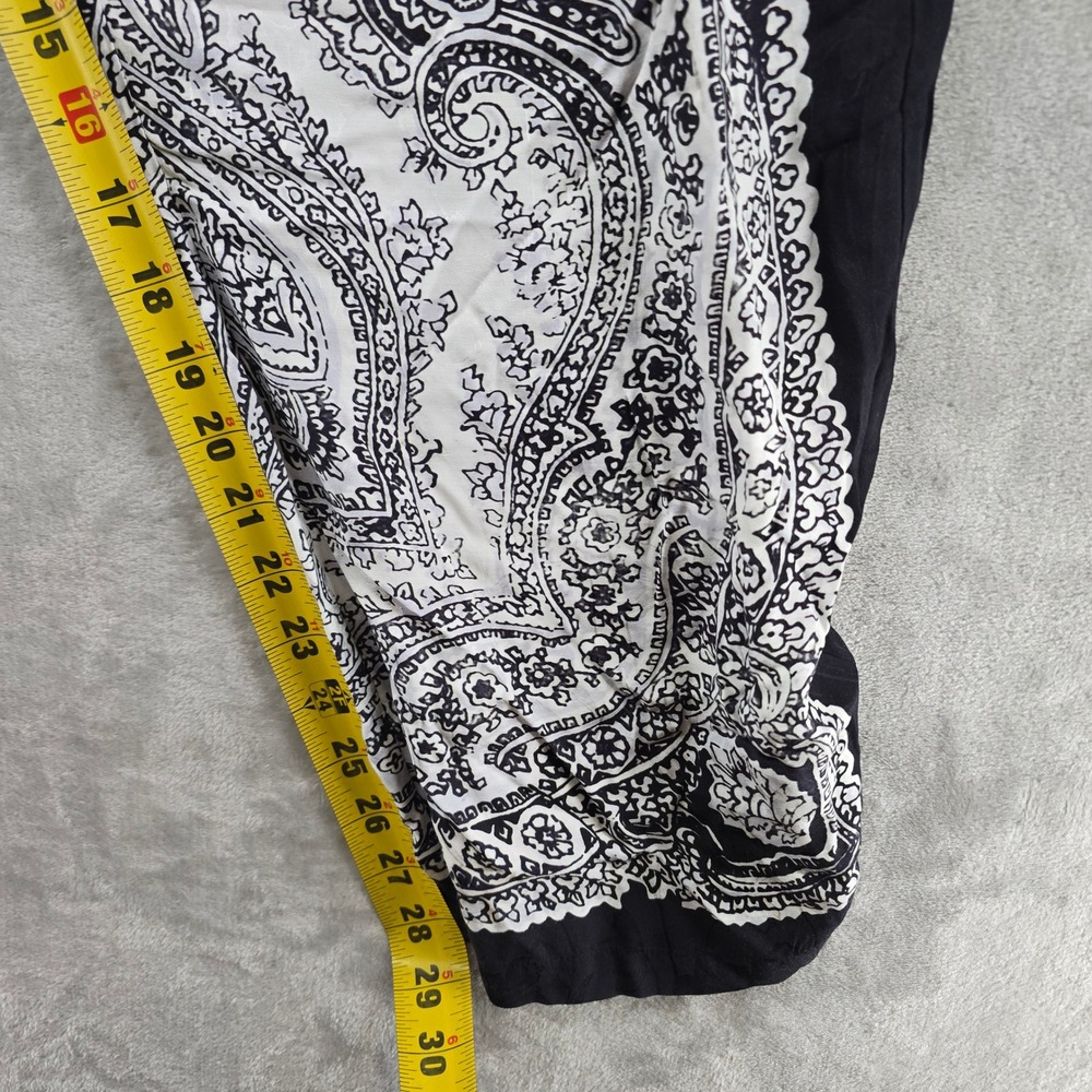 AllSaints Tyler Rafaela Wide Leg  Pants Women Medium Paisley Boho Relaxed - Picture 6 of 10